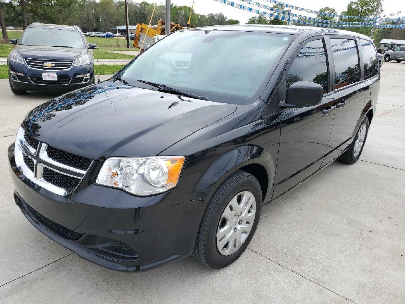 2019 Black DODGE GRAND CARAVAN SE (2C4RDGBGXKR) with an 3.6L engine, Automatic transmission, located at 3553 US Hwy 190 W., Livingston, TX, 77351, (936) 967-8141, 30.812162, -95.077309 - 1 OWNER - Photo #0