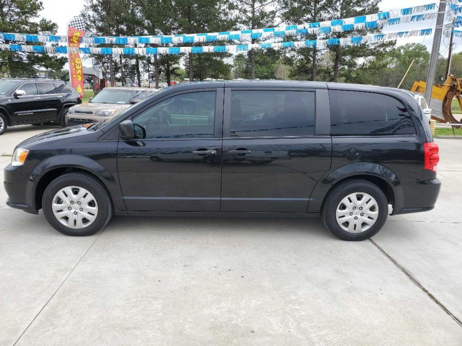 2019 Black DODGE GRAND CARAVAN SE (2C4RDGBGXKR) with an 3.6L engine, Automatic transmission, located at 3553 US Hwy 190 W., Livingston, TX, 77351, (936) 967-8141, 30.812162, -95.077309 - 1 OWNER - Photo #1