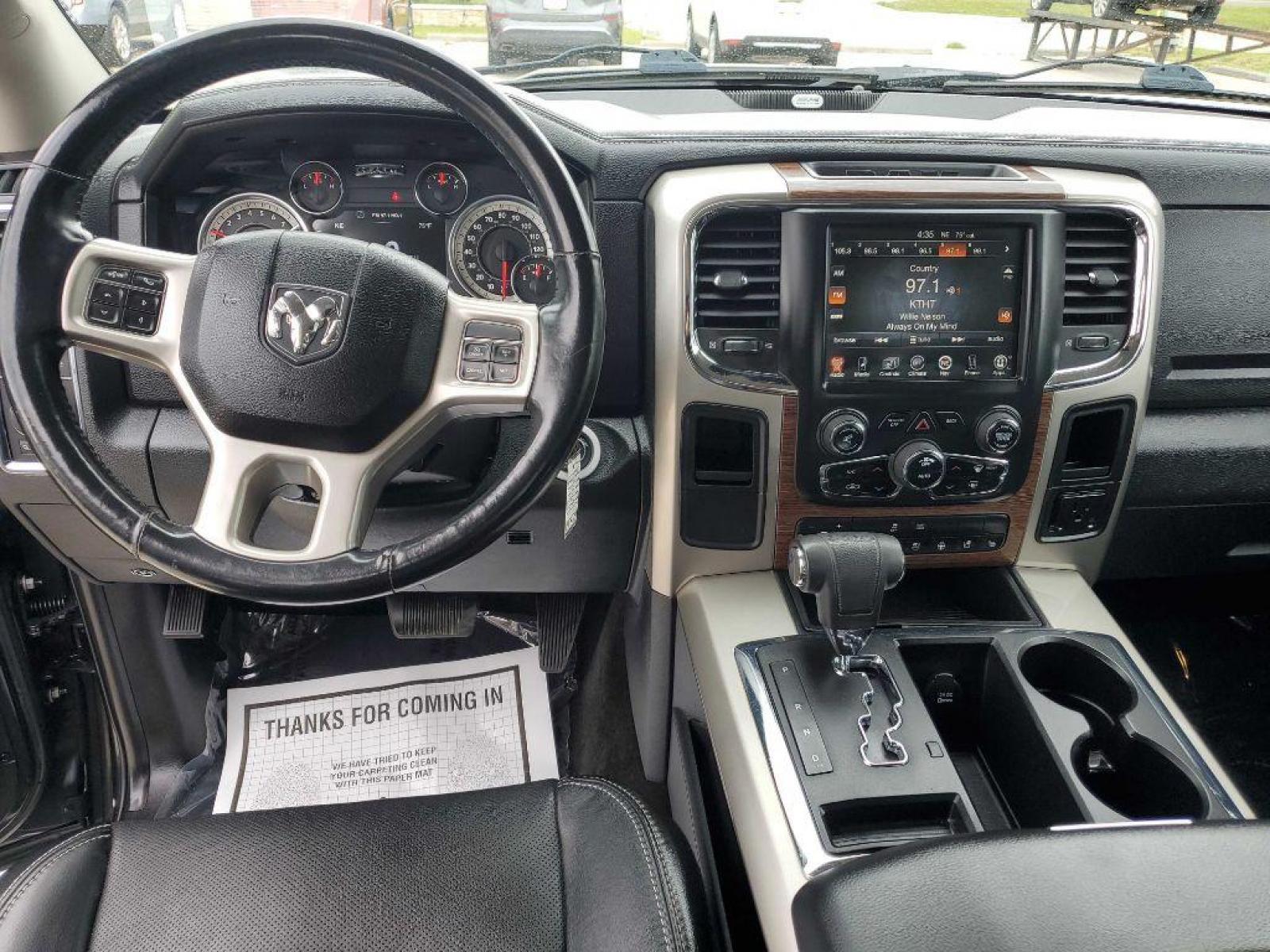 2013 Gray RAM 1500 LARAMIE (1C6RR6NTXDS) with an 5.7L engine, Automatic transmission, located at 3553 US Hwy 190 W., Livingston, TX, 77351, (936) 967-8141, 30.812162, -95.077309 - 1 Owner - Photo #19