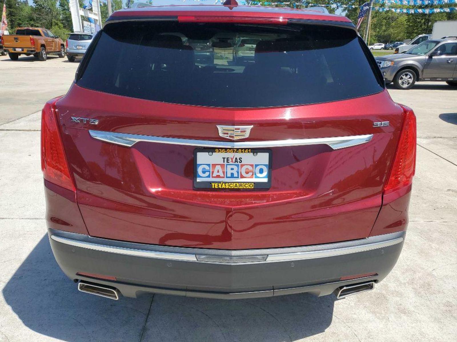 2017 Red CADILLAC XT5 LUXURY (1GYKNBRSXHZ) with an 3.6L engine, Automatic transmission, located at 3553 US Hwy 190 W., Livingston, TX, 77351, (936) 967-8141, 30.812162, -95.077309 - Photo #3