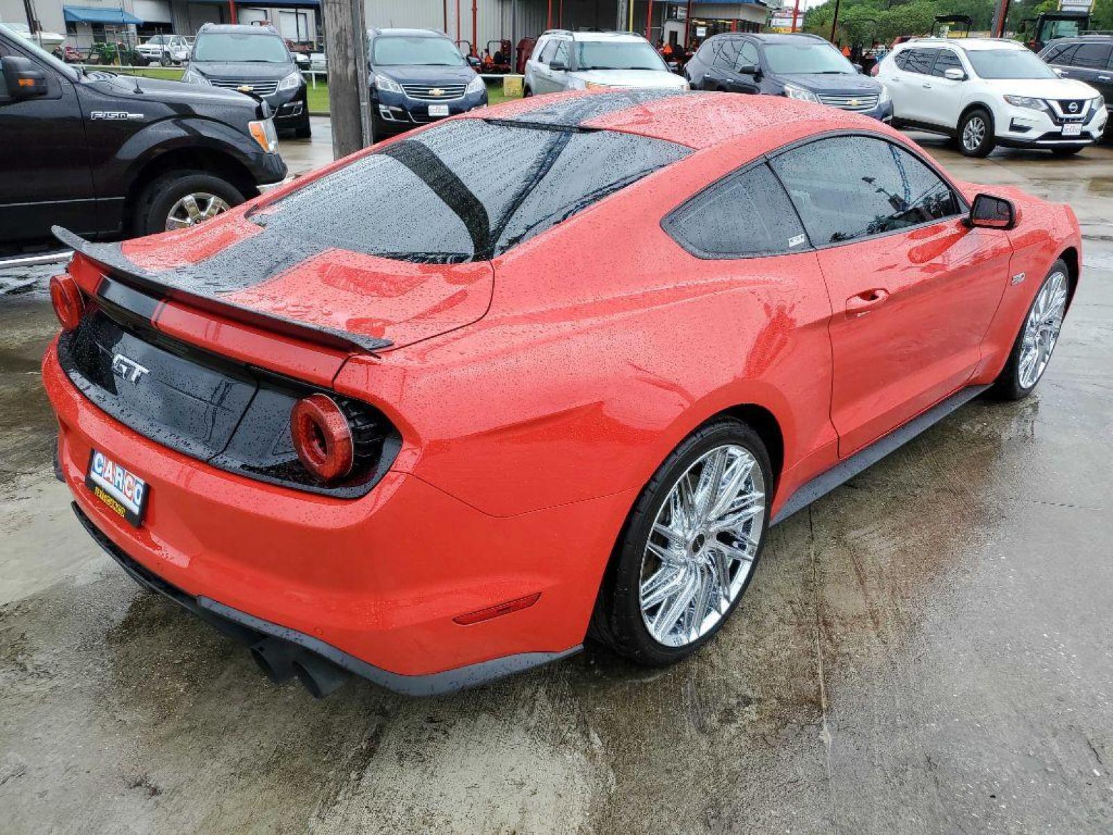 2018 Red FORD MUSTANG GT (1FA6P8CF8J5) with an 5.0L engine, Automatic transmission, located at 3553 US Hwy 190 W., Livingston, TX, 77351, (936) 967-8141, 30.812162, -95.077309 - 1 OWNER - Photo #4