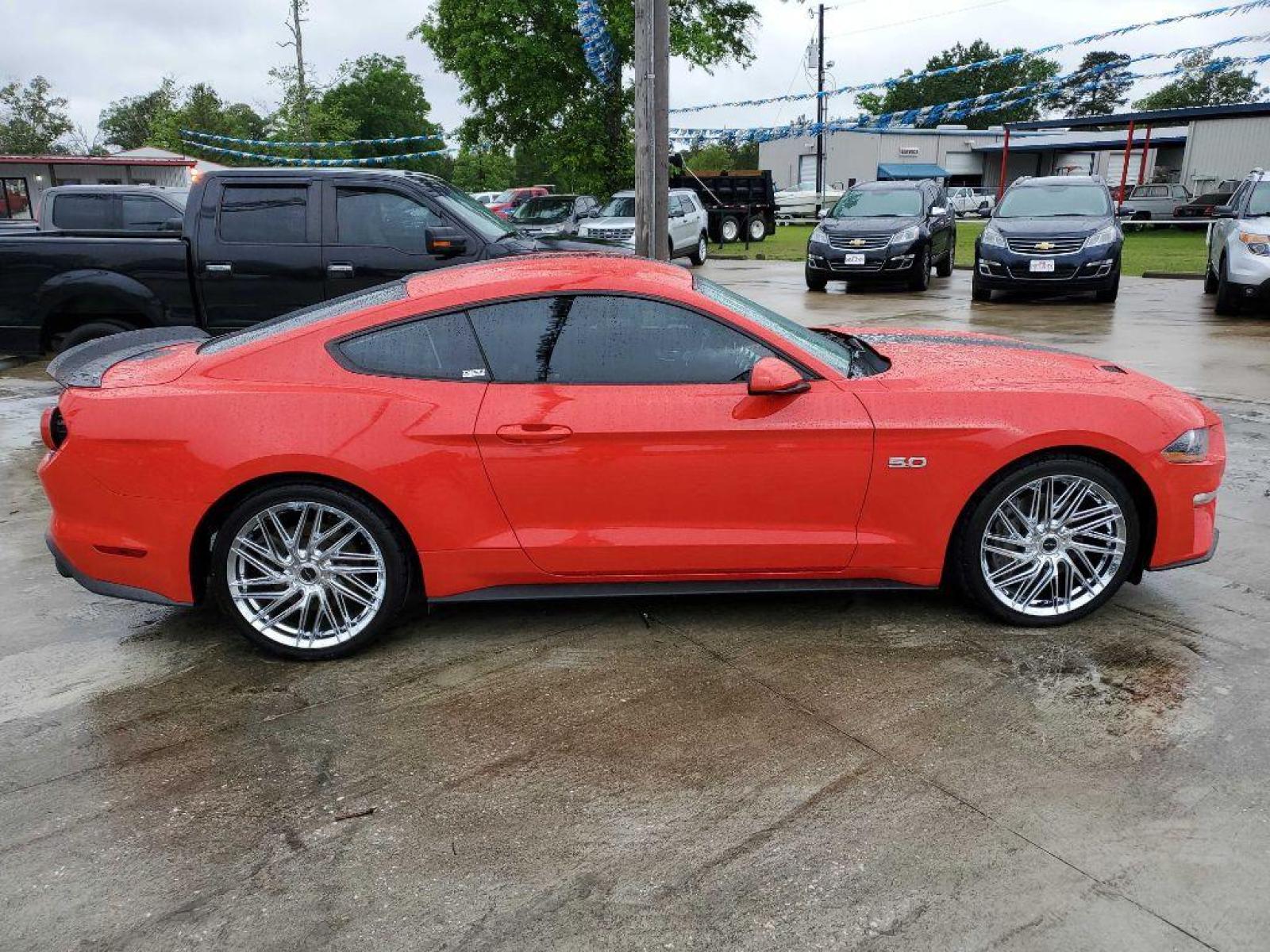 2018 Red FORD MUSTANG GT (1FA6P8CF8J5) with an 5.0L engine, Automatic transmission, located at 3553 US Hwy 190 W., Livingston, TX, 77351, (936) 967-8141, 30.812162, -95.077309 - 1 OWNER - Photo #5