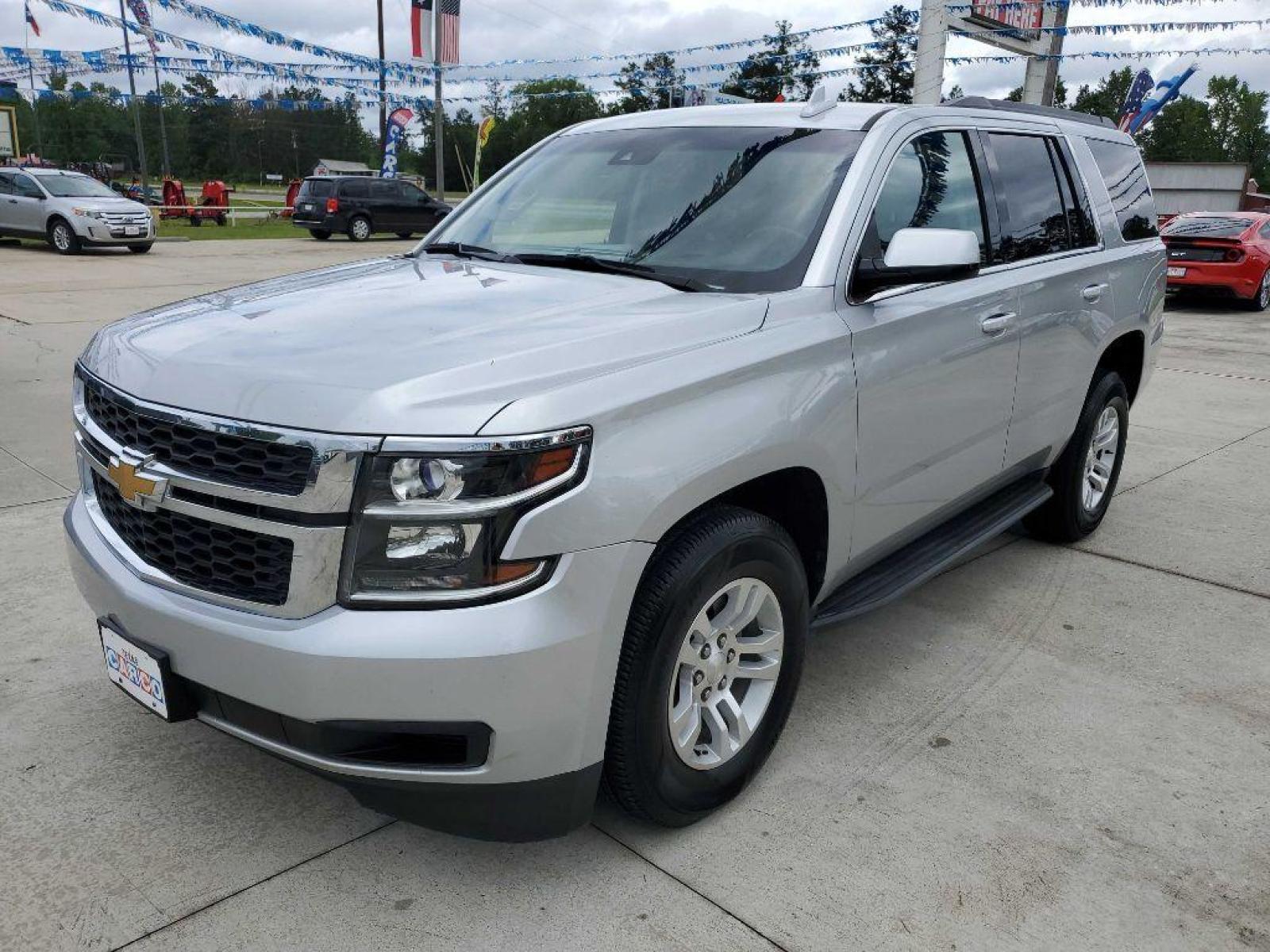 2017 Silver CHEVROLET TAHOE 1500 LT (1GNSCBKC5HR) with an 5.3L engine, Automatic transmission, located at 3553 US Hwy 190 W., Livingston, TX, 77351, (936) 967-8141, 30.812162, -95.077309 - Photo #0