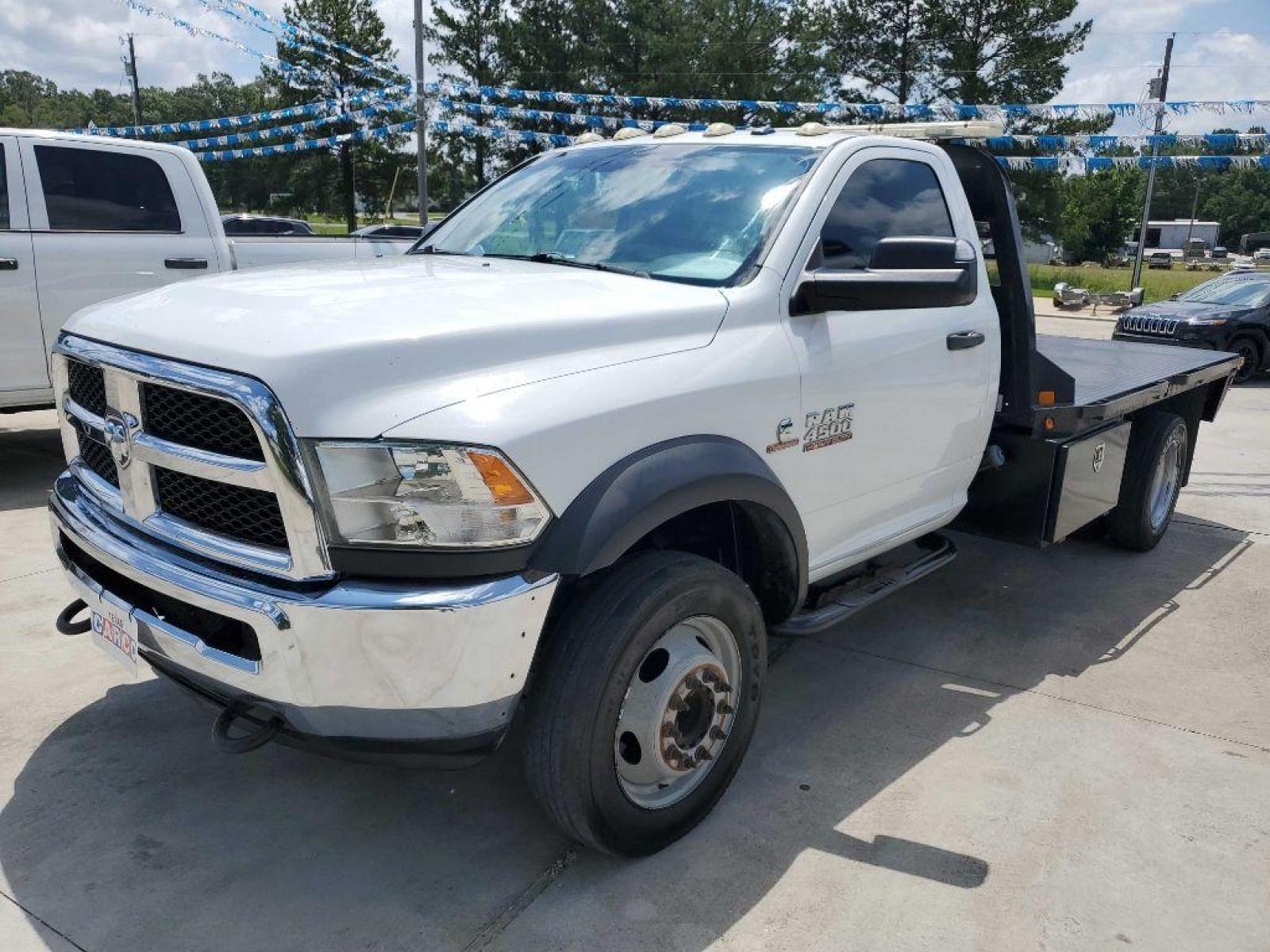2015 White RAM 4500 (3C7WRKBL5FG) with an 6.7L engine, Automatic transmission, located at 3553 US Hwy 190 W., Livingston, TX, 77351, (936) 967-8141, 30.812162, -95.077309 - Photo #0