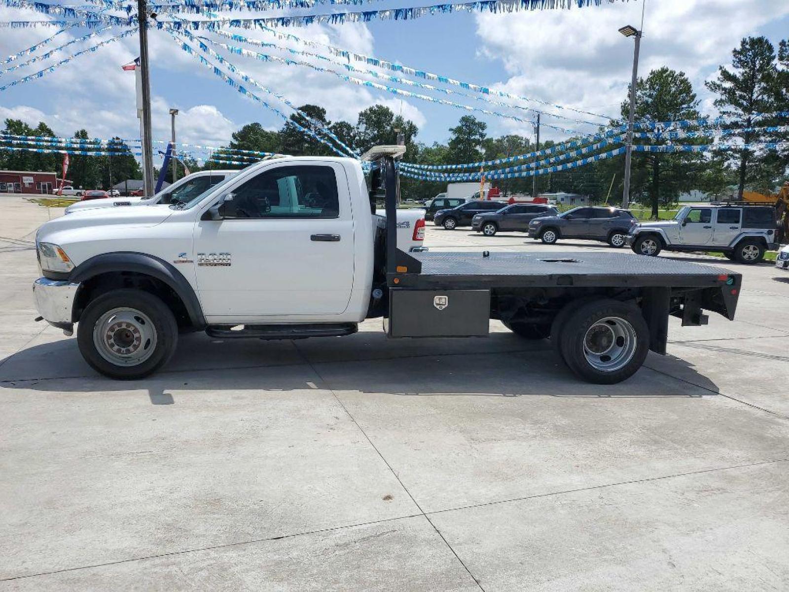 2015 White RAM 4500 (3C7WRKBL5FG) with an 6.7L engine, Automatic transmission, located at 3553 US Hwy 190 W., Livingston, TX, 77351, (936) 967-8141, 30.812162, -95.077309 - Photo #1